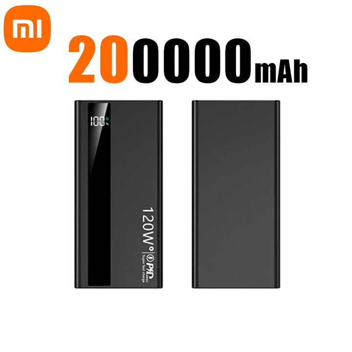 Xiaomi 200,000mAh Power Bank - 120W Super Fast Charging for All Your Devices 🔋⚡