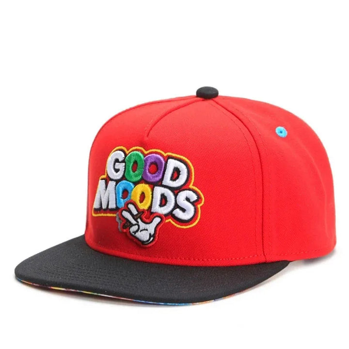 Cartoon Big Eyes Cookie Snapback Hat – Fun, Adjustable, and Perfect for Any Adventure! 🧢🍪"