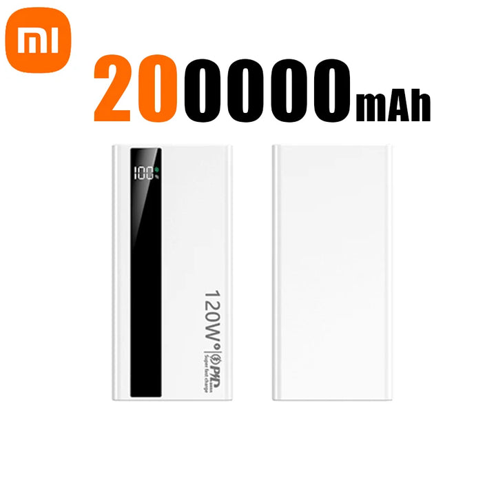 Xiaomi 200,000mAh Power Bank - 120W Super Fast Charging for All Your Devices 🔋⚡