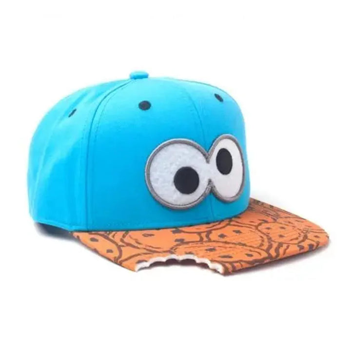 Cartoon Big Eyes Cookie Snapback Hat – Fun, Adjustable, and Perfect for Any Adventure! 🧢🍪"