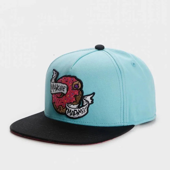 Cartoon Big Eyes Cookie Snapback Hat – Fun, Adjustable, and Perfect for Any Adventure! 🧢🍪"